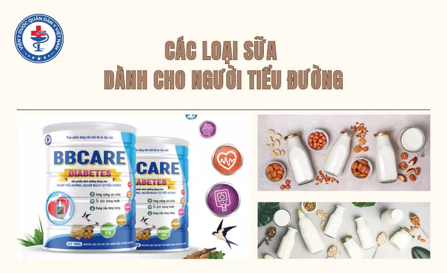Các loại sữa cho người tiểu đường