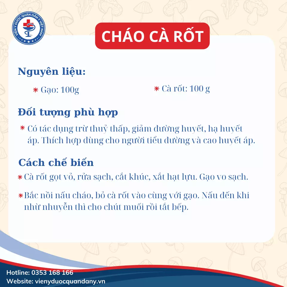 Cháo cà rốt