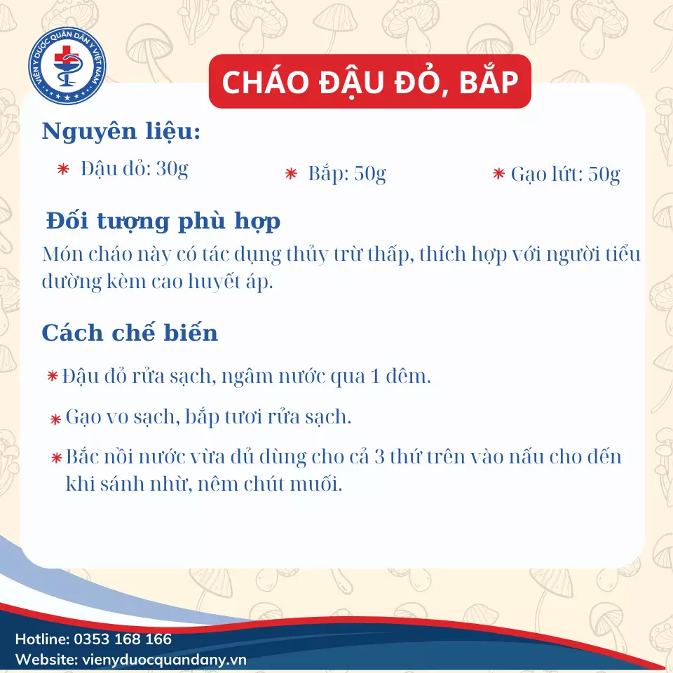 Cháo đậu đỏ