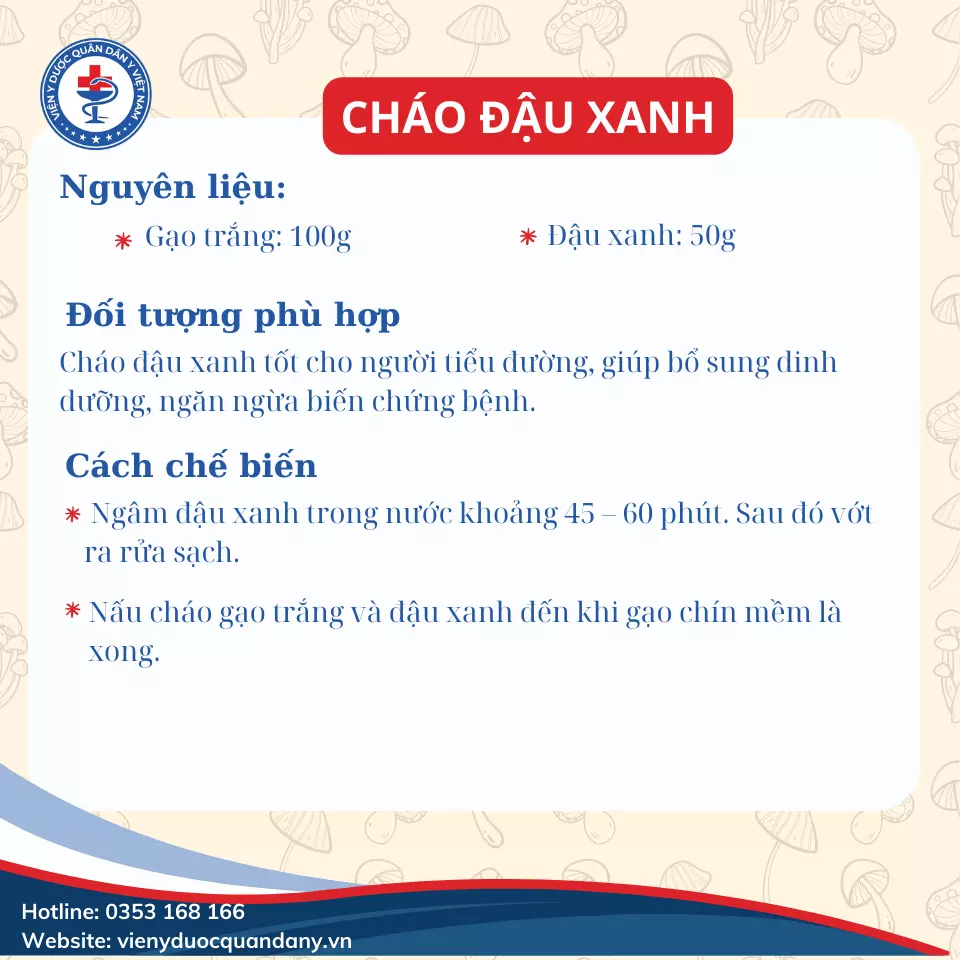 Cháo đậu xanh
