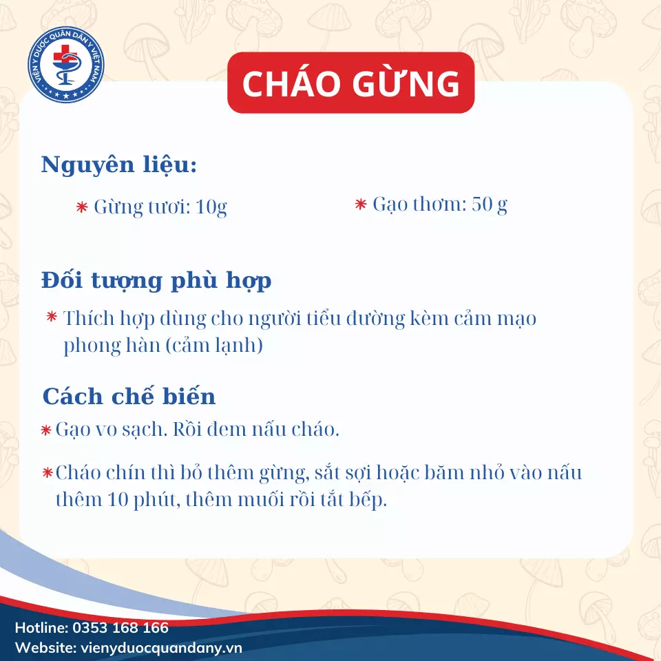 Cháo gừng