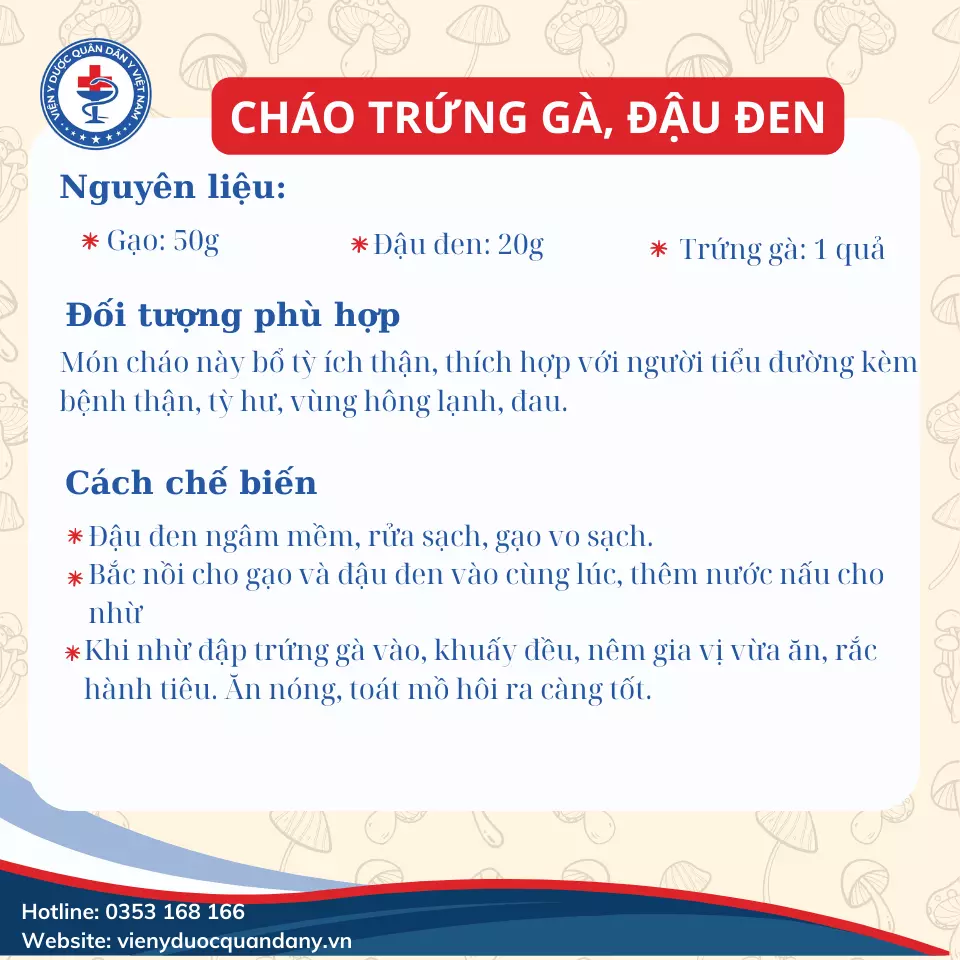 cháo trứng gà