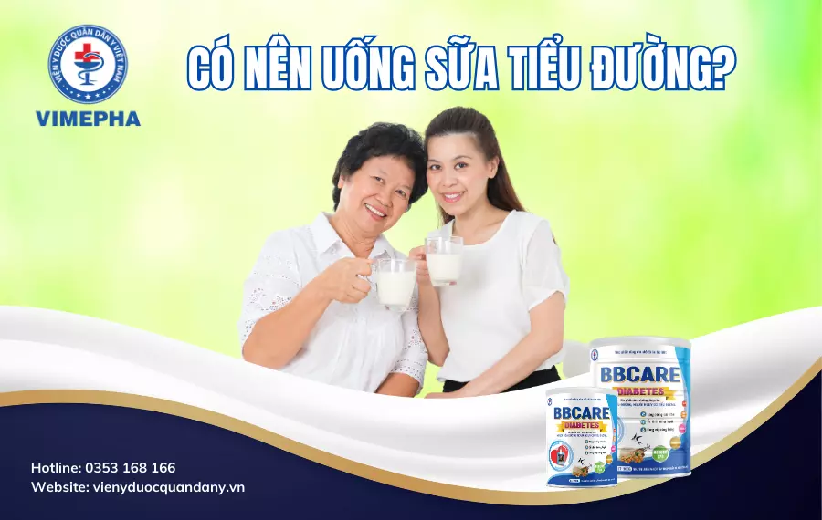 Có nên uống sữa tiểu đường