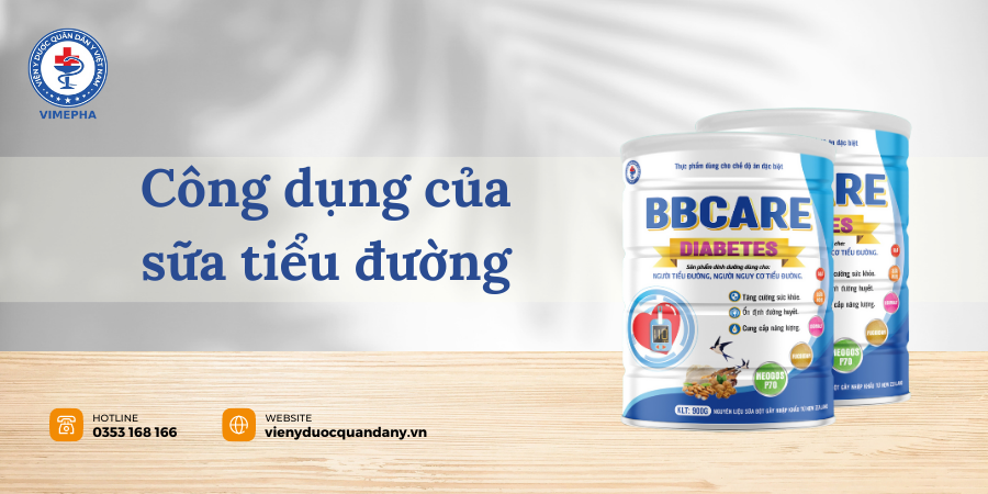 Công dụng của sữa tiểu đường