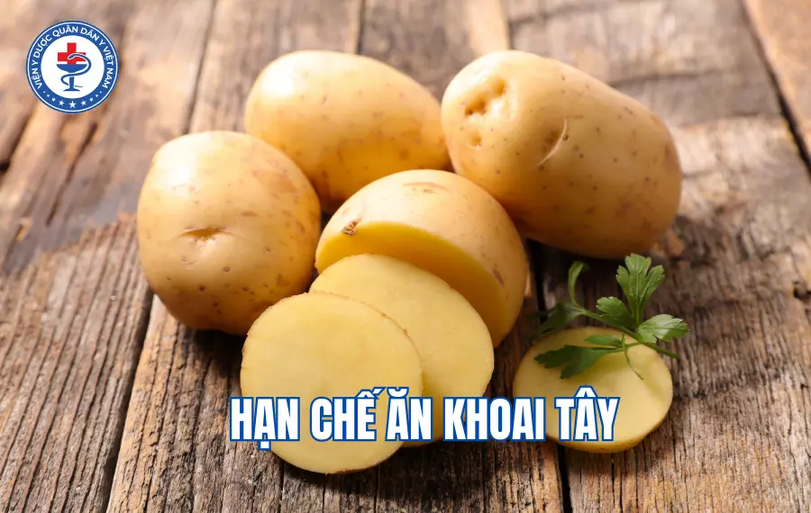 Hạn chế ăn khai tây