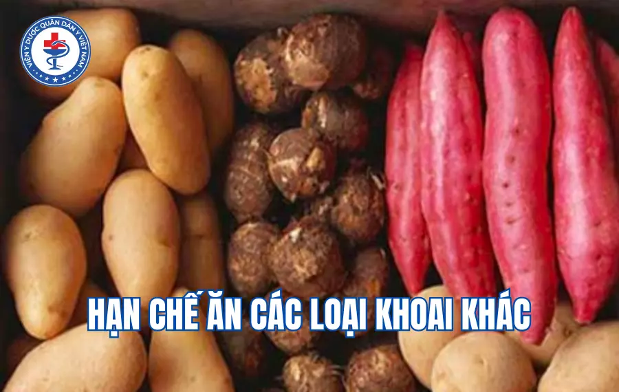Hạn chế các loại khoai