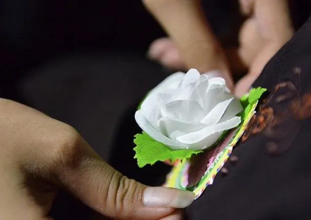 Hoa hồng trắng lễ Vu Lan