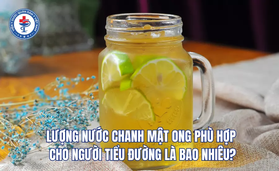 Lượng nước chanh mật ong cho người tiểu đường