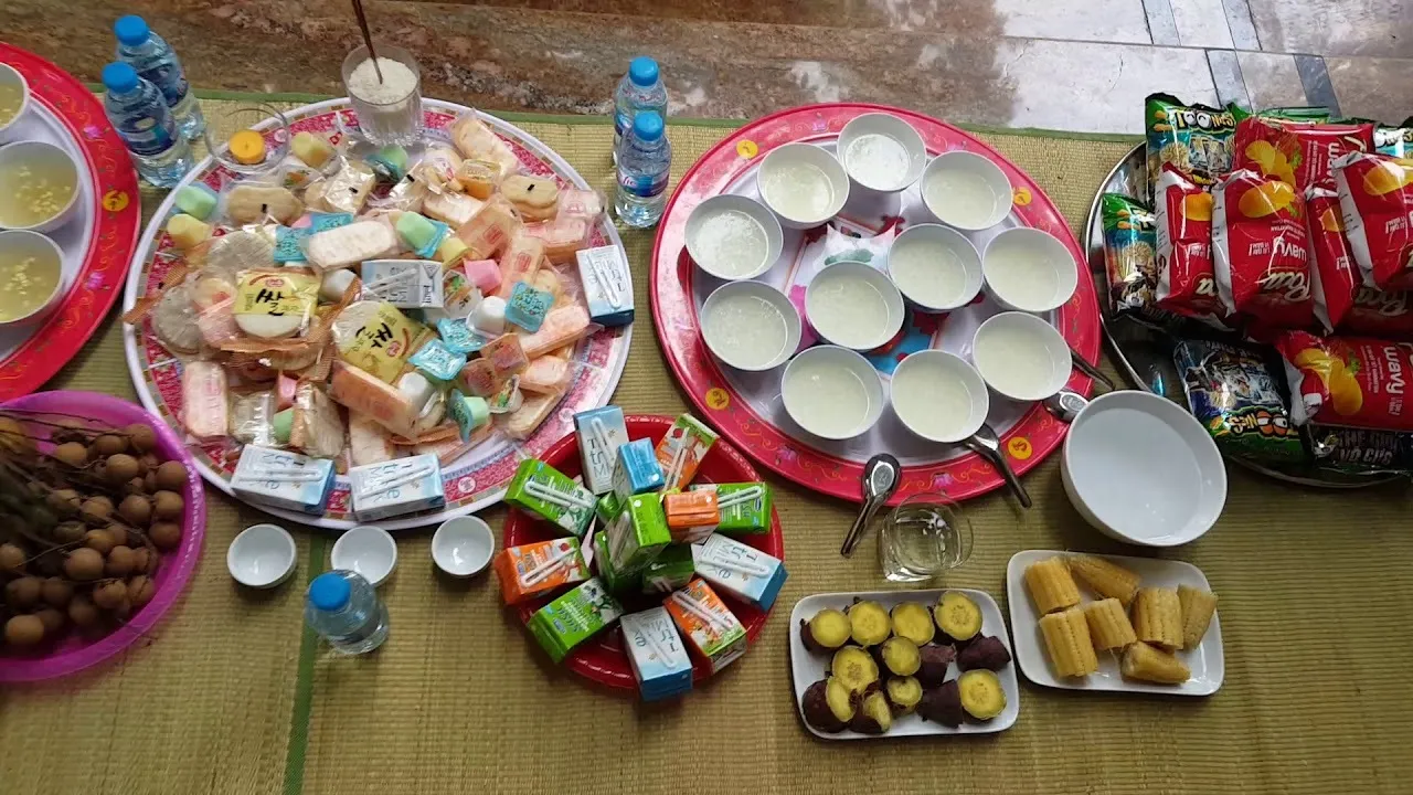 Mẫu mâm cúng chúng sinh