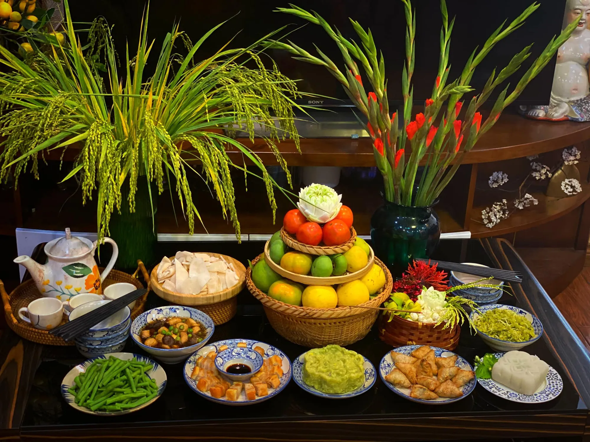 Mẫu mâm cúng Phật lễ Vu Lan