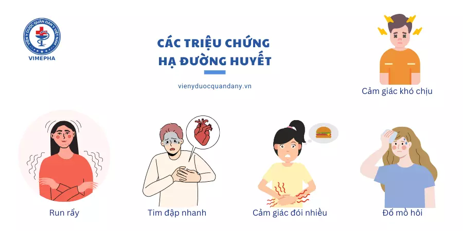 Một số triệu chứng hạ đường huyết