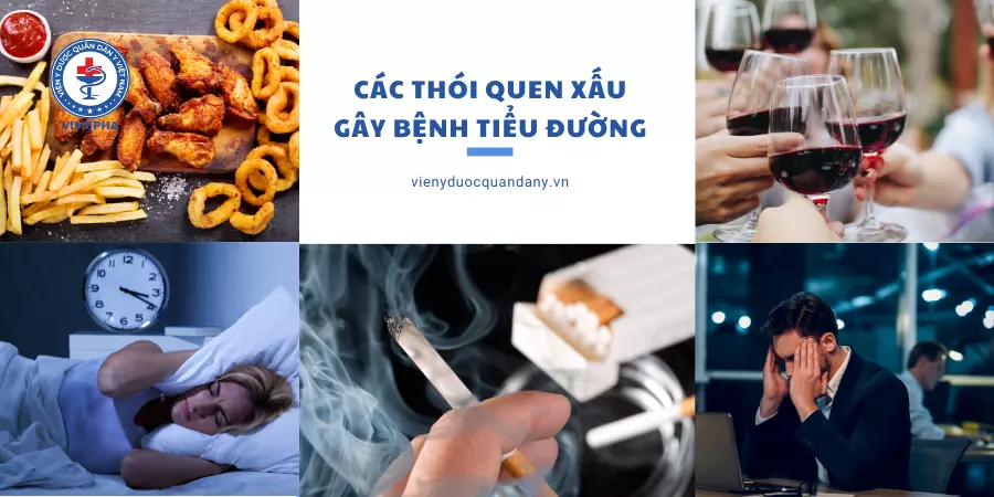 Những thói quen gây bệnh tiểu đường