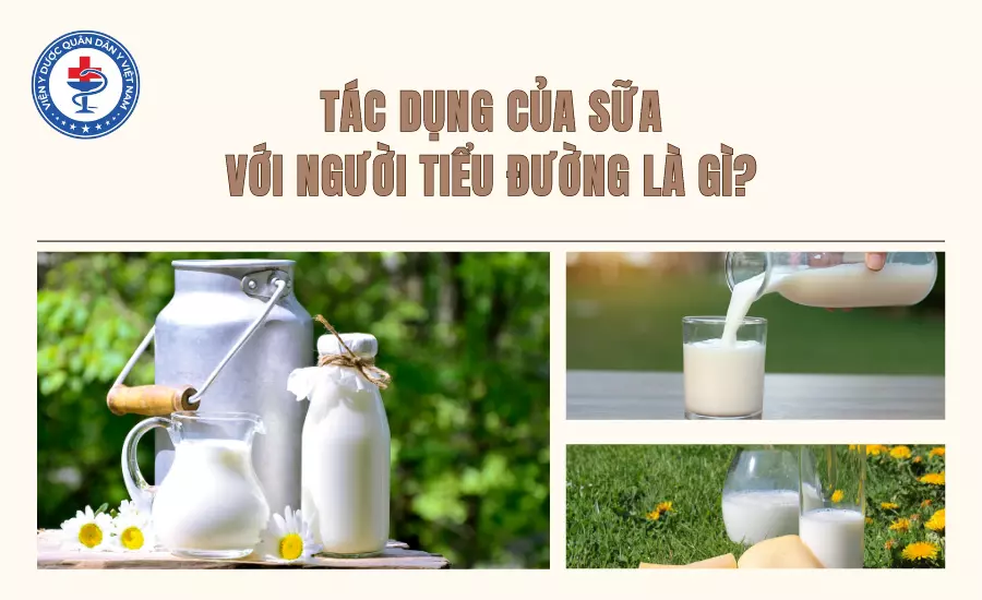 Tác dụng của sữa với người tiểu đường