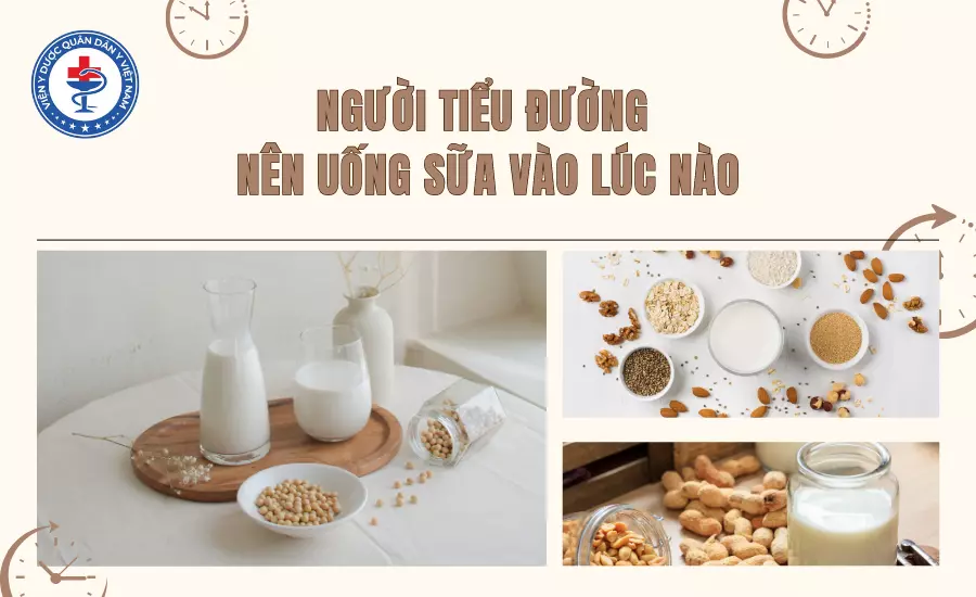 Tiểu đường nên uống sữa vào lúc nào