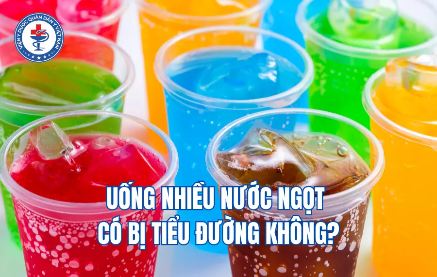 Uống nhiều nước ngọt có tiểu đường không